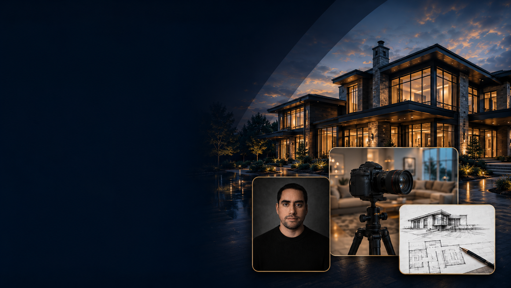 Luis Chavarri, founder of LC Photo DMV, with architecture and real estate photography